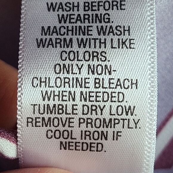 Candie's XL Purple Pop Stripe Smocked Marilyn Top Milk Maid Bell Sleeve Ruffle - Picture 12 of 12